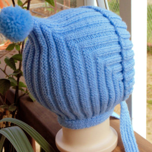 Ribbed Hat- Knit Toddler Hat