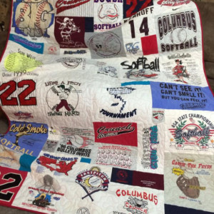 Custom Puzzle Style T-Shirt/Memory Quilt  - More than 70 T-Shirts