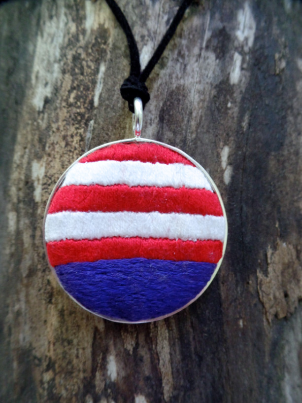 Flag Inspired Necklace