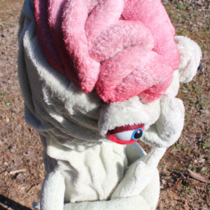 Screep the creep Handmade OOAK Puppet Monster Custom Fun for Everyone half-body soft sculpture