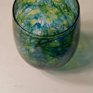 Beautiful Stemless Stained Glass