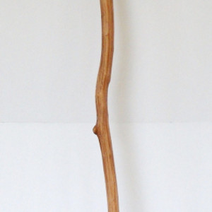 Hand Carved Oak Wizard topped Hiking/Walking Stick
