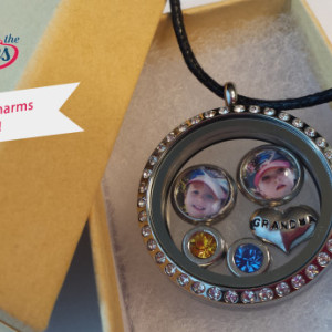 2 Beautiful Photo Charms for Floating Locket