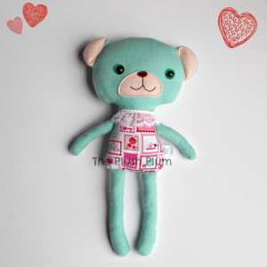 Valentine's Sweetheart Bear Mora, 13" plushie, teddy bear, toy, stuffed