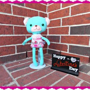 Valentine's Sweetheart Bear Mora, 13" plushie, teddy bear, toy, stuffed