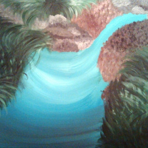 Blue Creek 16x20 canvas